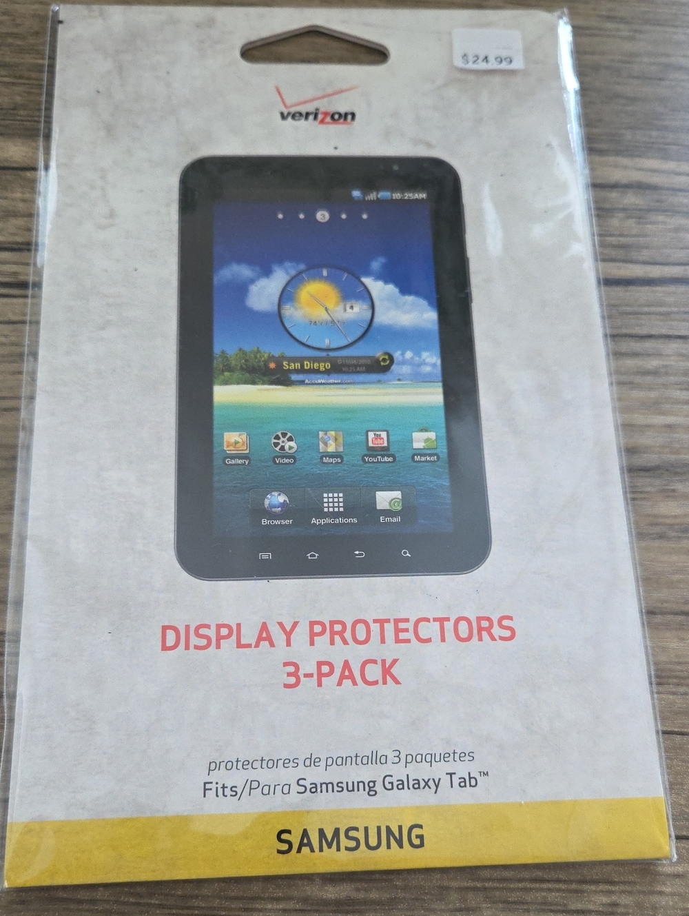 Samsung Galaxy Tab Display Protectors 3-Pack